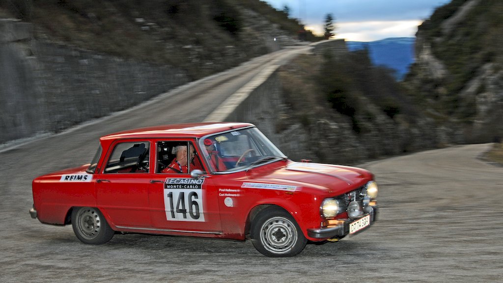Poul og Carl Hellmers kører et stabilt Rally Monte Carlo Historique og indfrier deres mål på resultattavlen
(Foto: rallypics.dk)